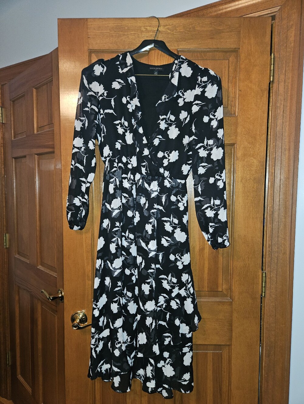 Black & White Floral Dress